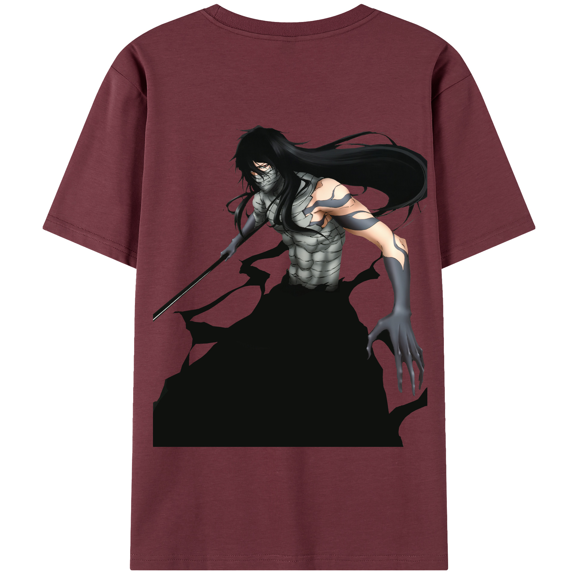 （画像用） ブリーチ 黒崎一護（くろさき いちご）BLEACH Kurosaki Ichigo 綿100％半袖Tシャツ（背面プリント）